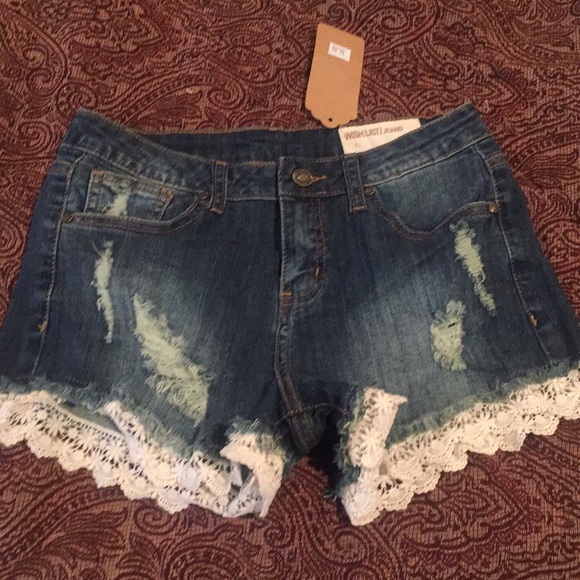 wish denim shorts